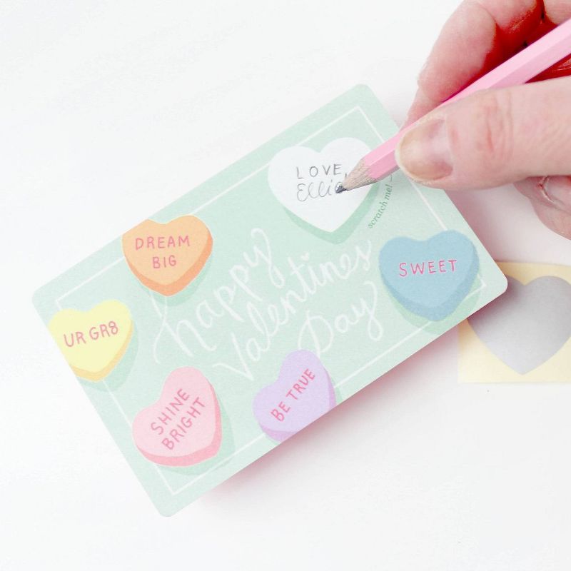 Scratch Off Sweetheart Valentines Day Cards