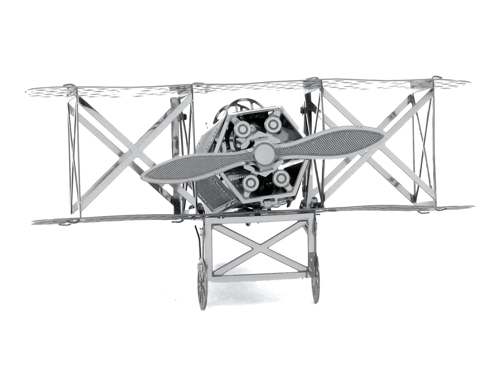 Model Kit Fokker D-VII Fighter Aircraft "Imperial German Army" (Easy Difficulty) Steel Model by Metal Earth