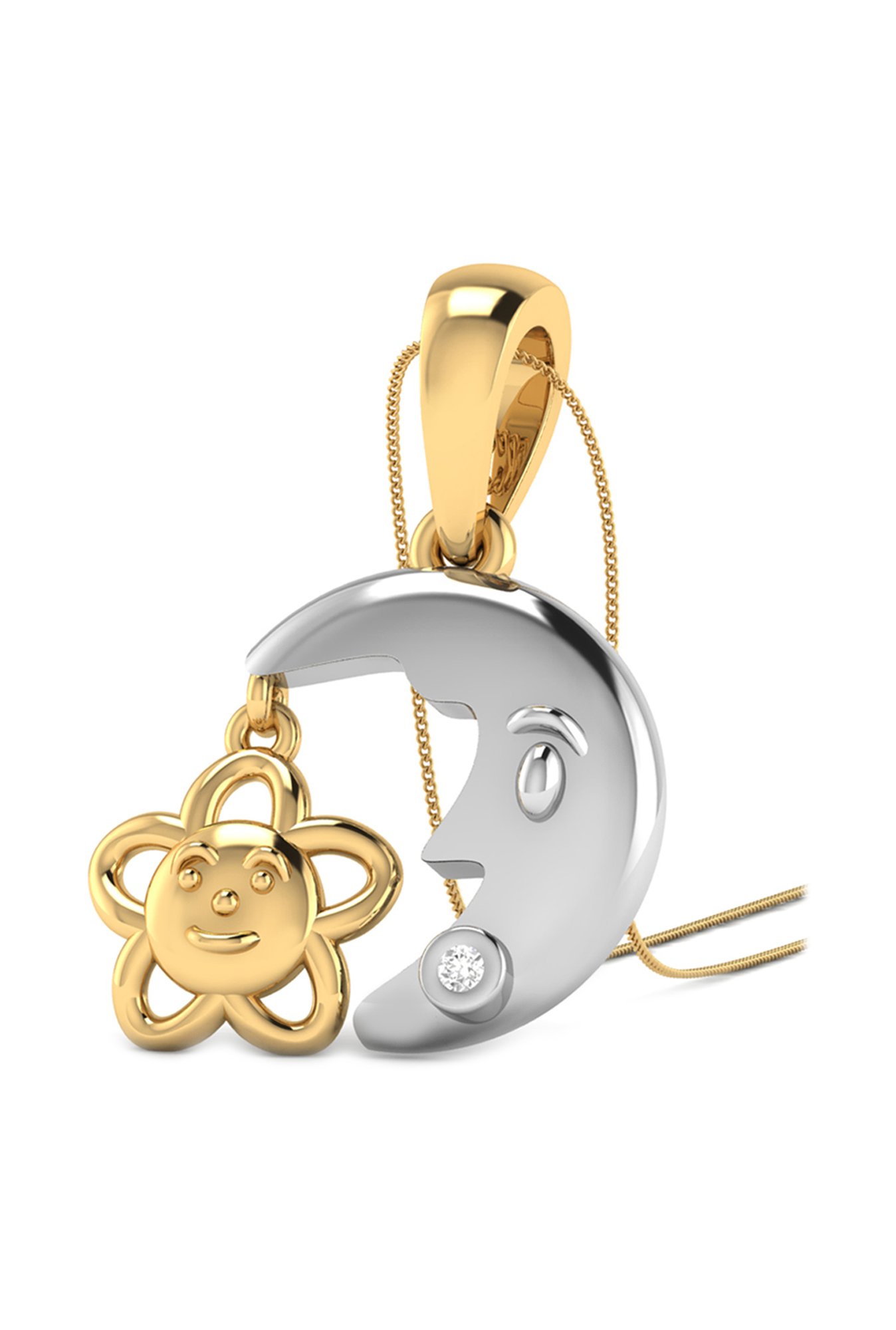 PC Jeweller Hifazat 22 kt Gold Pendant without Chain for Kids