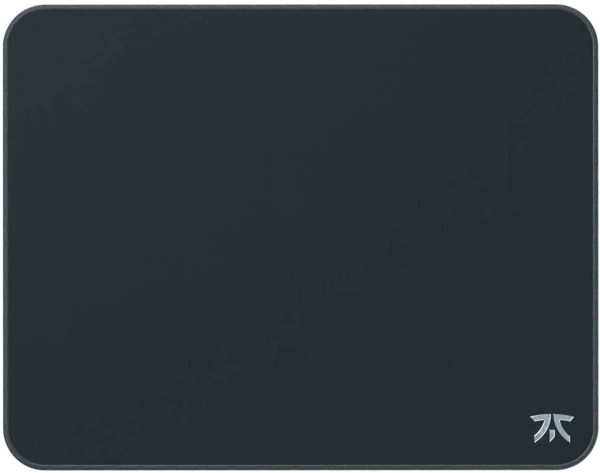 Fnatic Dash M Pro Gaming Mouse Mat for Esports with Stitched Edges and Anti-Slip Rubber Base, Fast Surface (Size M, Black, Hybrid Fabric) - 14.17"x11"x0.12"
