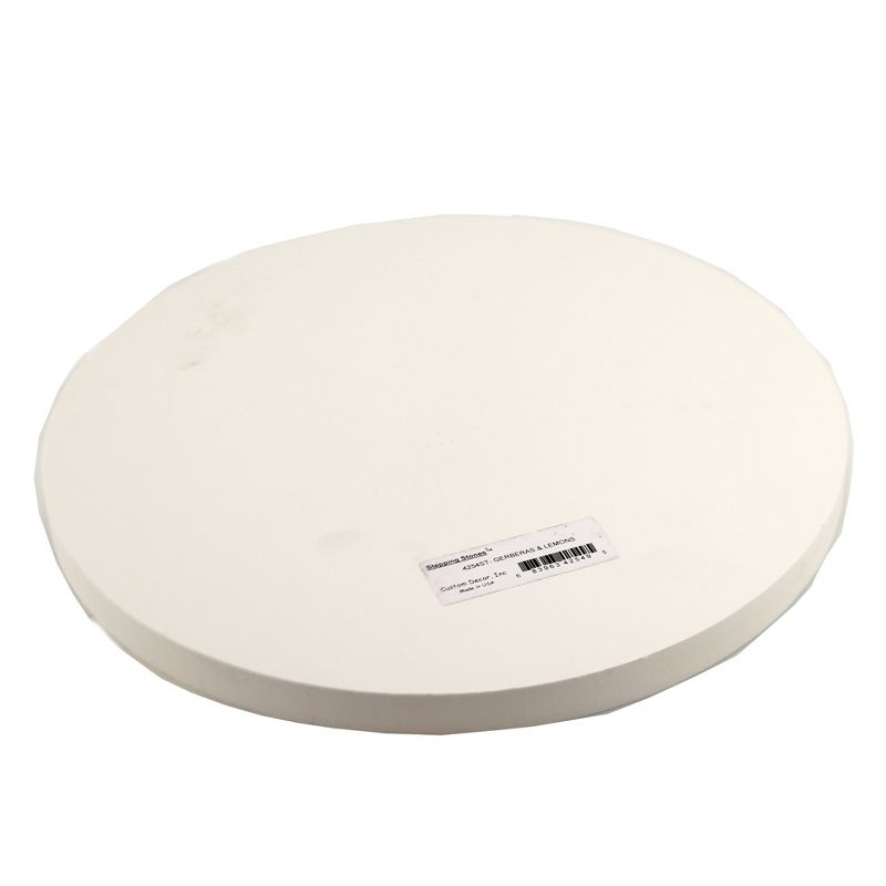 Home & Garden 12.0" Gerberas Lemons Stepping Stone Spring Summer Daisy Flower Custom Decor  -  Stepping Stones And Pathways