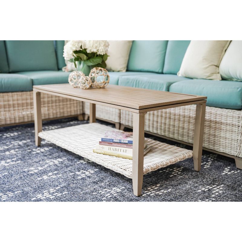 Hampton 5pc Patio Seating Set - Spa Blue - Leisure Made