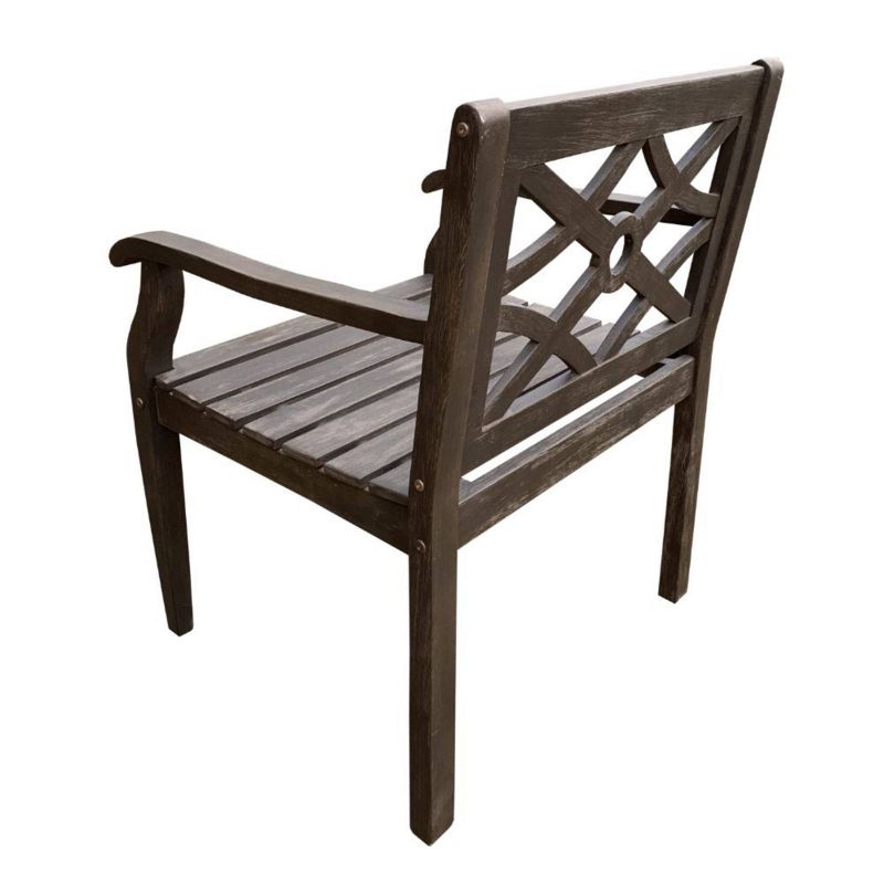 Crestview Wood Chair - Brown - Courtyard Casual