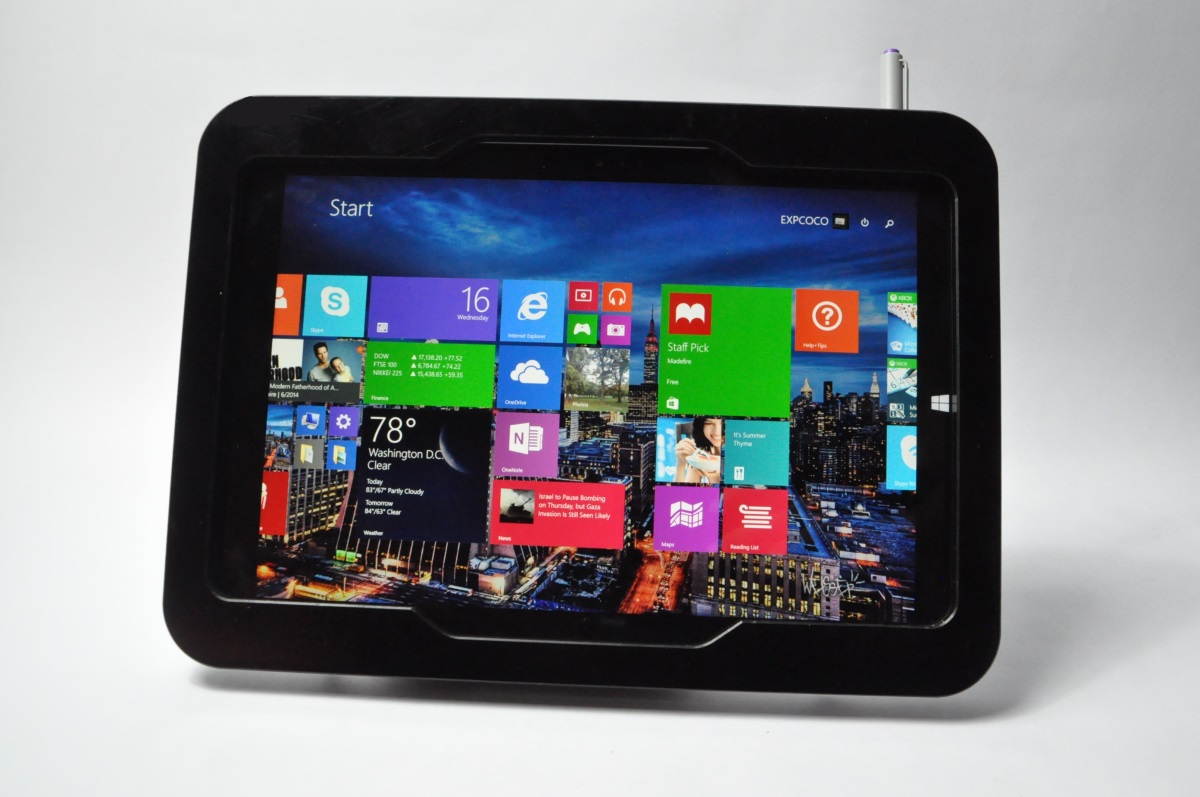 MS Surface Pro 3 Clear Acrylic Desktop Stand for Store Display, Show Display, Kiosk, POS