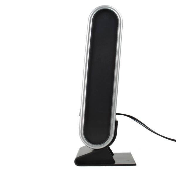 Laptop Computer Speaker 6W USB Power with Ear Jack (Speaker)USB port Black