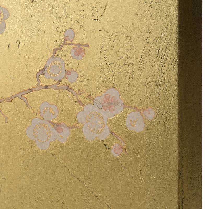 Set of 2 Cherry Blossom Panel Wall Arts Rose Gold - A&B Home