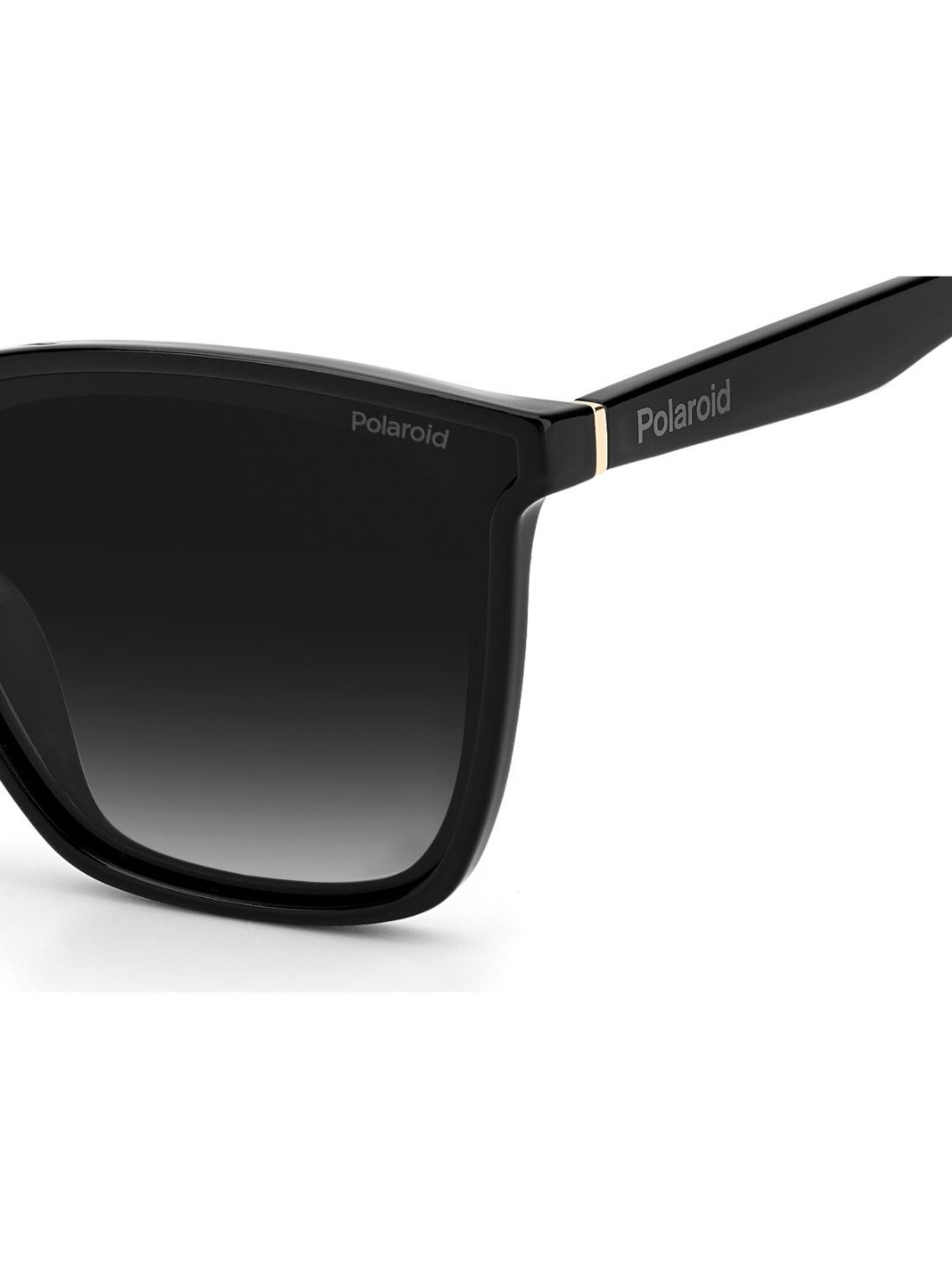 Polaroid Black Square Unisex Sunglasses