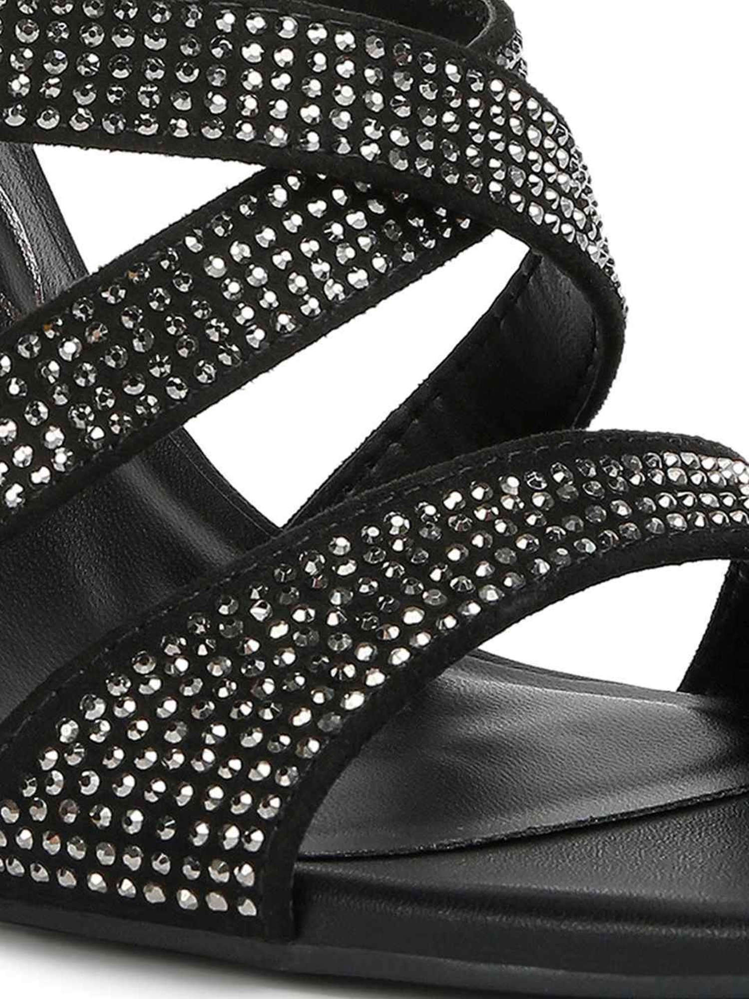 London Rag Women's Wapit Black Casual Sandals