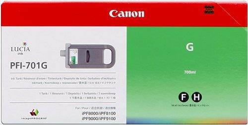 Canon INK, PFI-701G, GREEN, 700ML, FOR