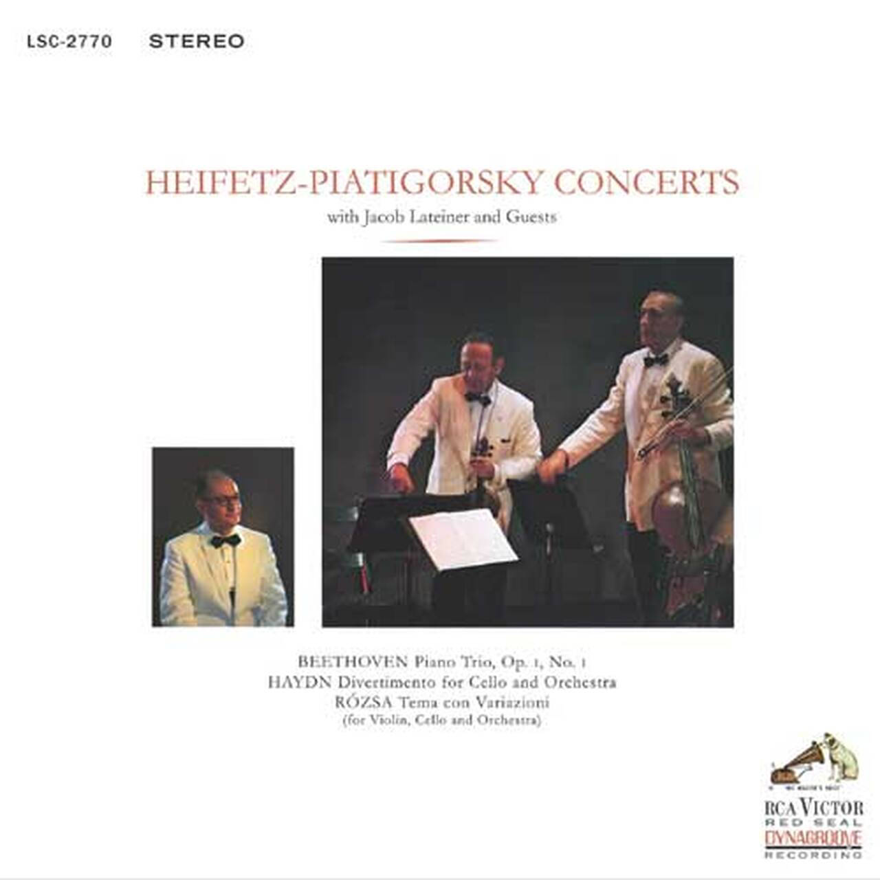 Heifetz-Piatigorsky Concerts with Jacob Lateiner & Guests 180g LP (Vinyl)