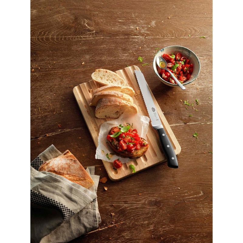 Sabatier Stainless Steel Edgekeeper 8" Chef Knife with Sleeve