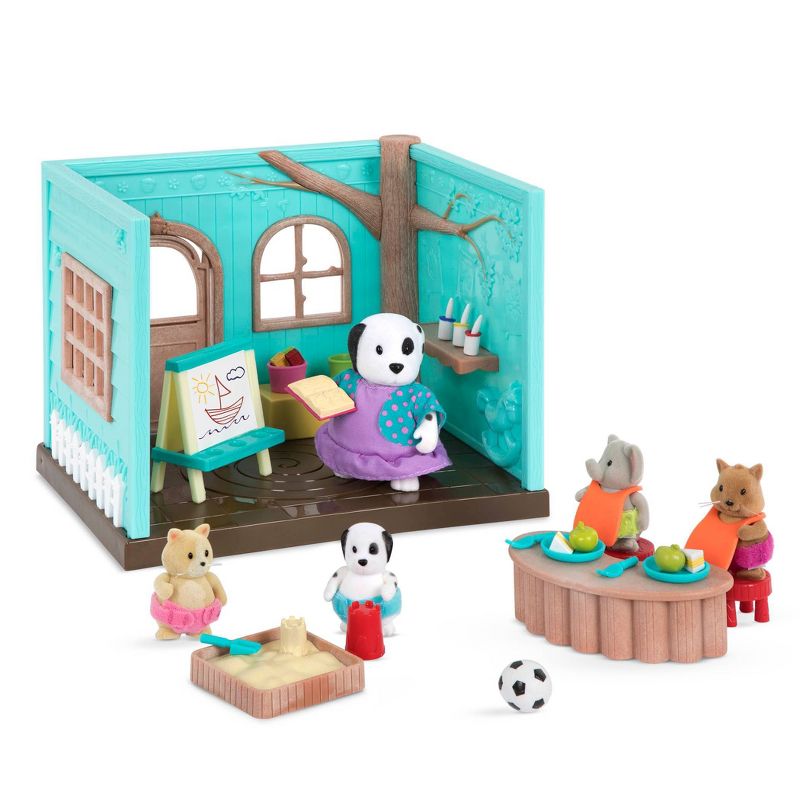 Li'l Woodzeez Daycare Playset with Accessories 38pc - Li'l Luvs & Hugs Nursery