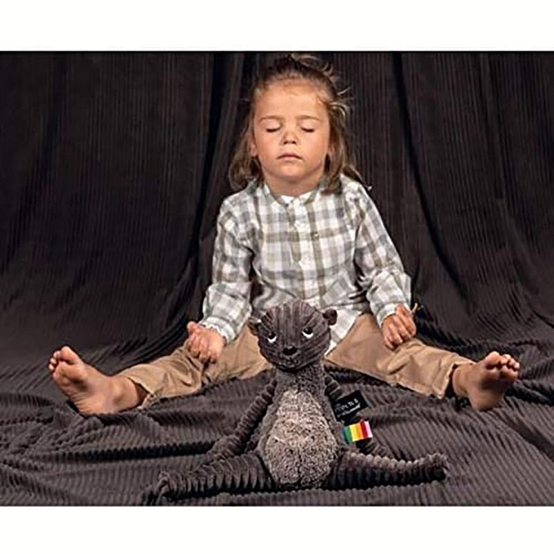 TriAction Toys Les Deglingos Originals Plush Animal | Namastou the Otter