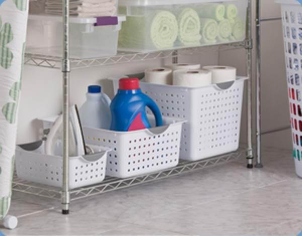 Sterilite Basket Ultra Lg Wht 2194-2164