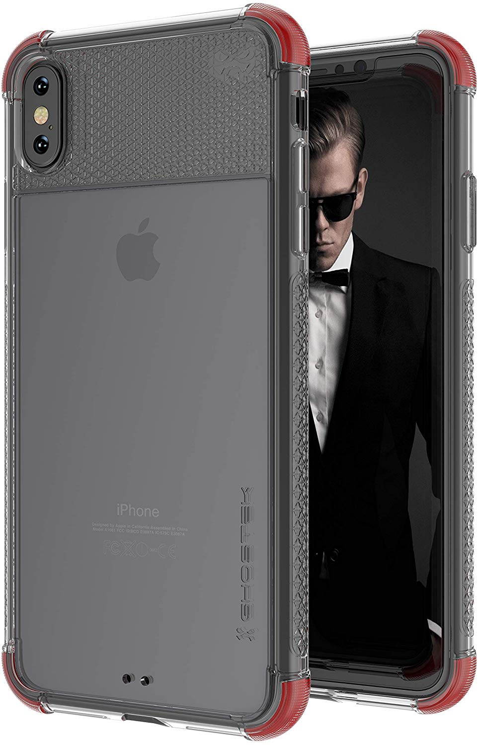 Moshi Vitros Clear Case for iPhone 11 - For Apple iPhone 11 Smartphone - Clear, Raven Black - High Gloss