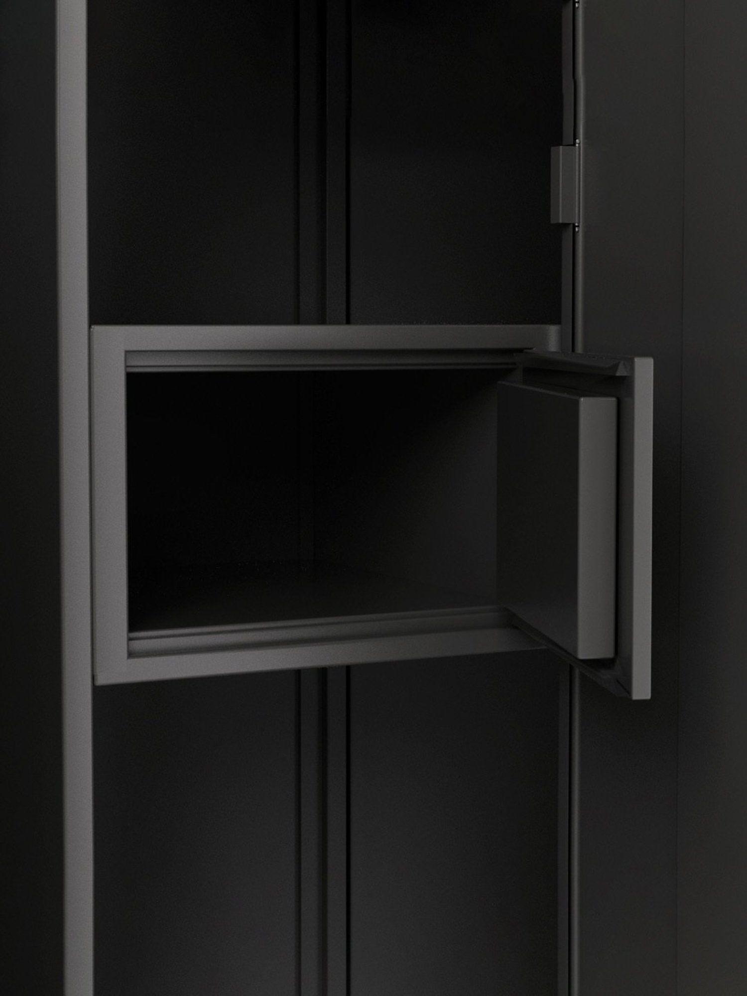 Godrej Interio Ewa Brown Engineered Wood 4 Door Wardrobe