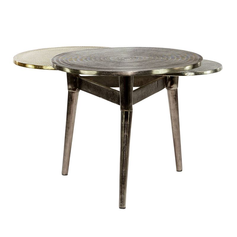 3 Tier Aluminum Patio Coffee Table - Olivia & May