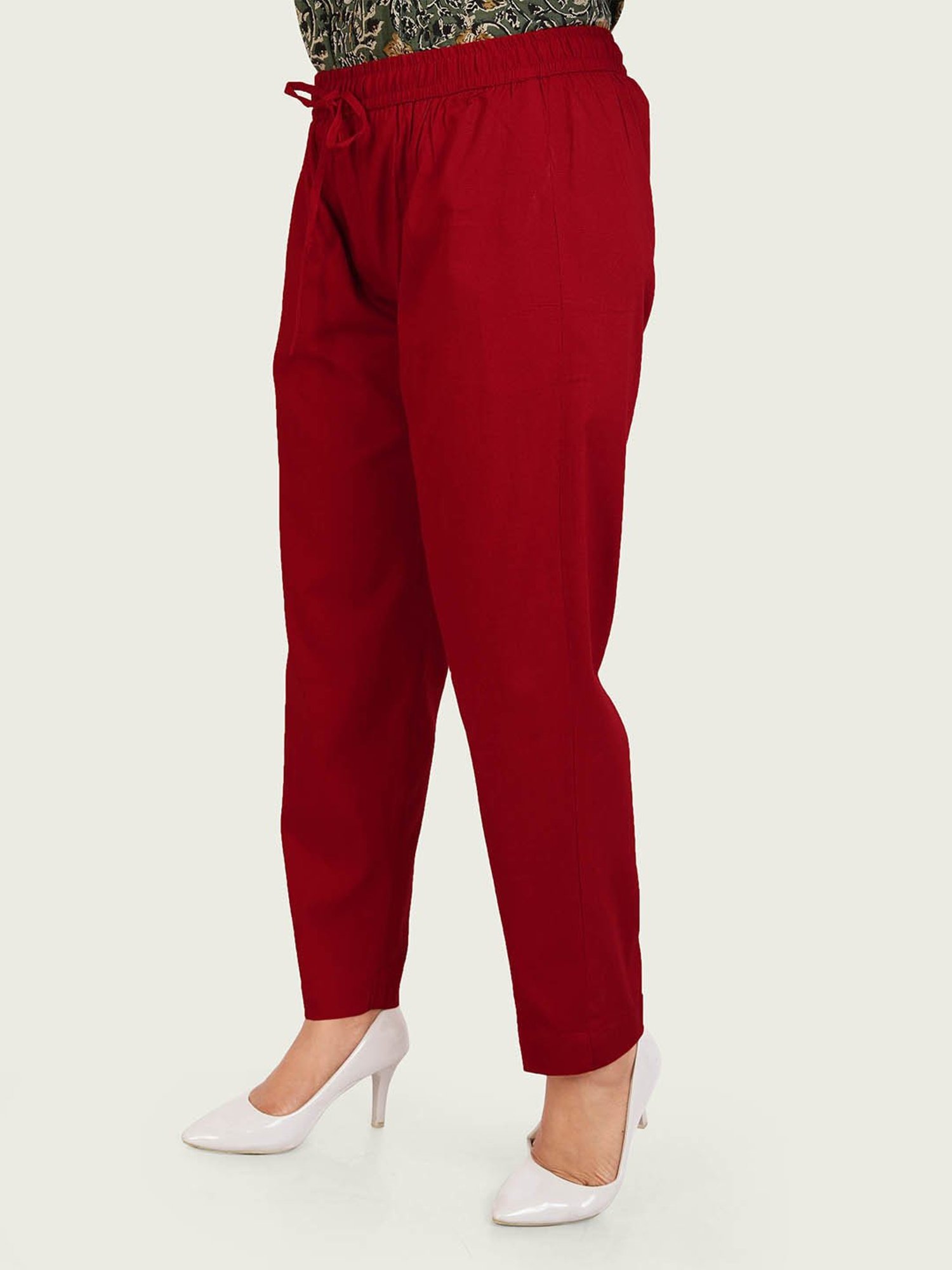 Cotton Culture Maroon Pants