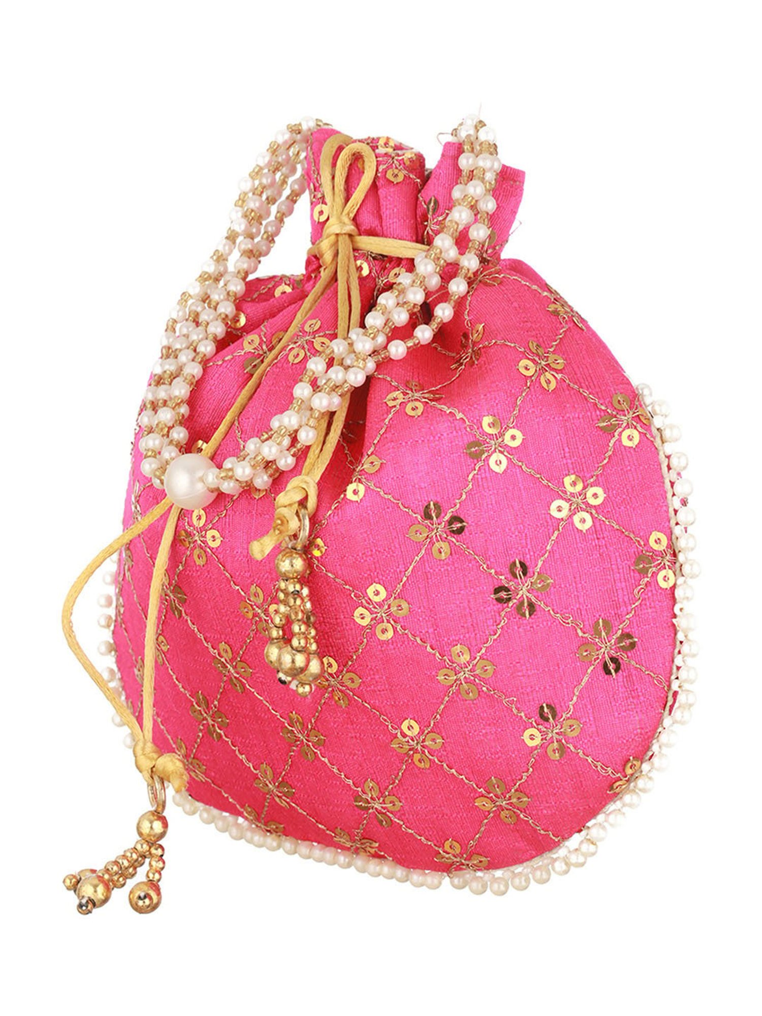 Call It Spring Silver Embellished Potli