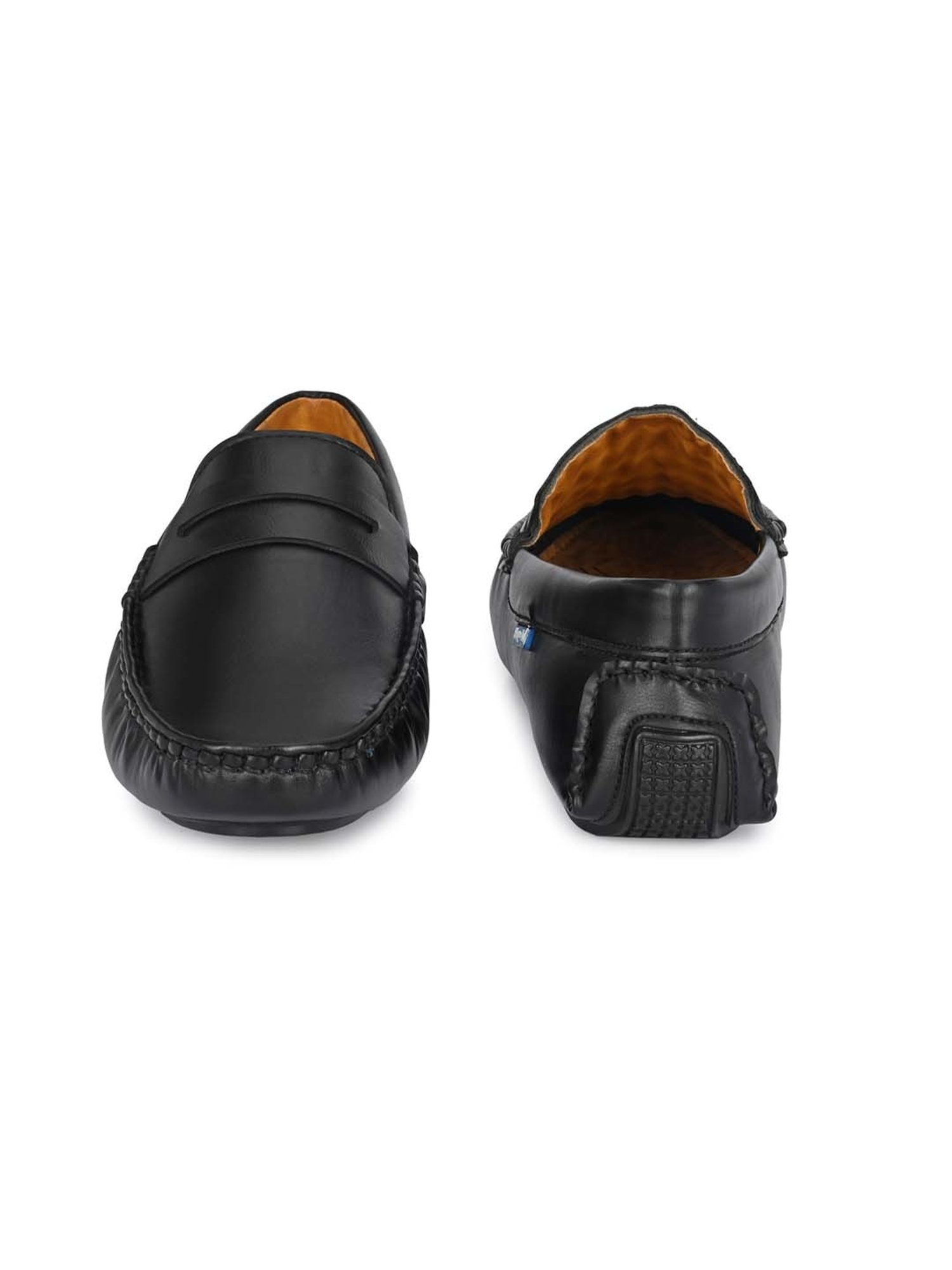 Eego Italy Men's Black Casual Loafers