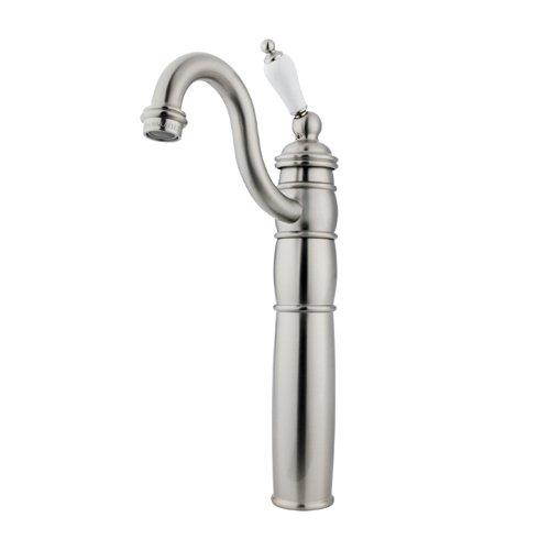 Single Handle Vessel Sink Faucet with Optional Cover Plate