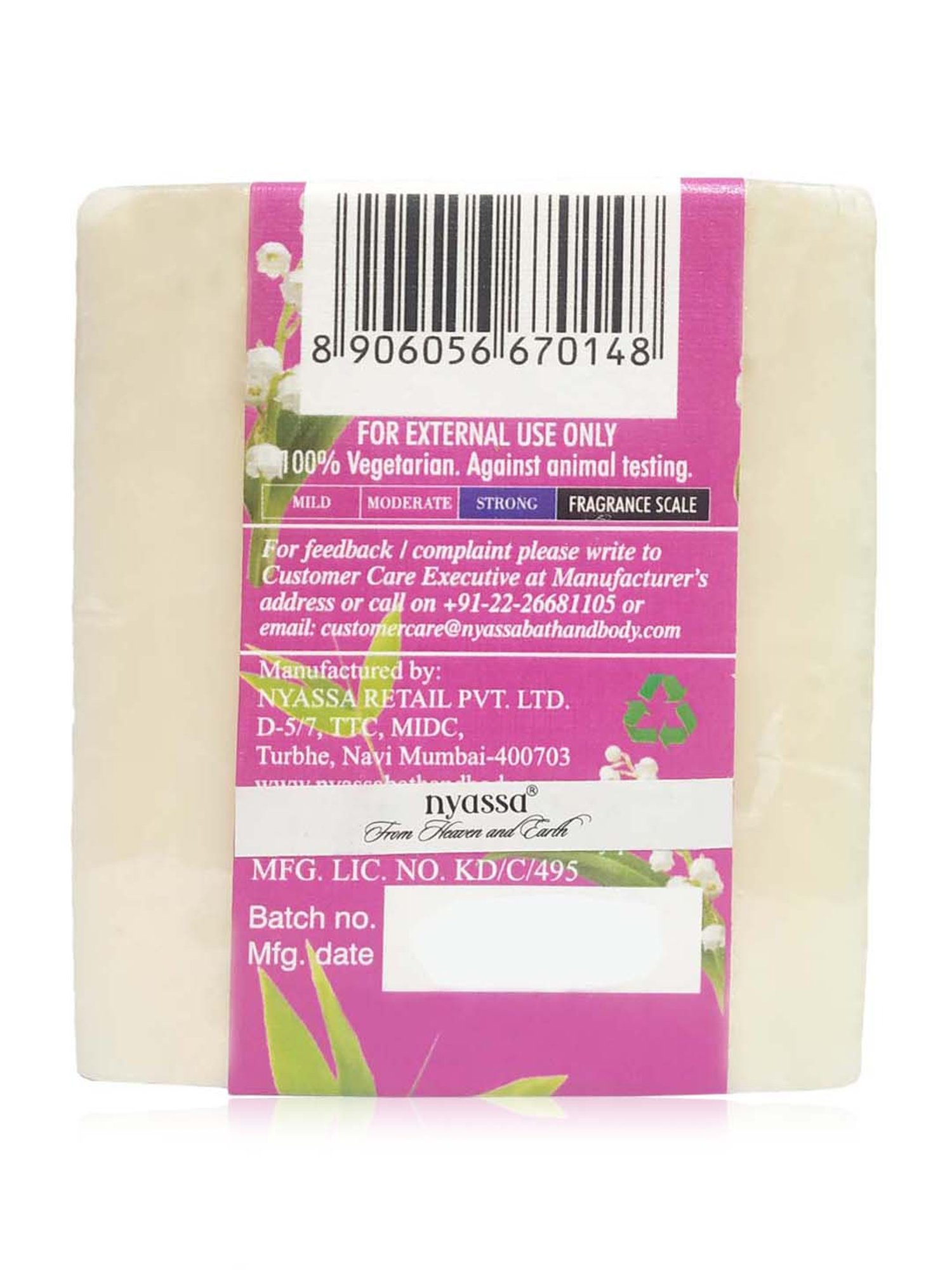 Nyassa Lily of the Valley Handmade Soap - 150 gm