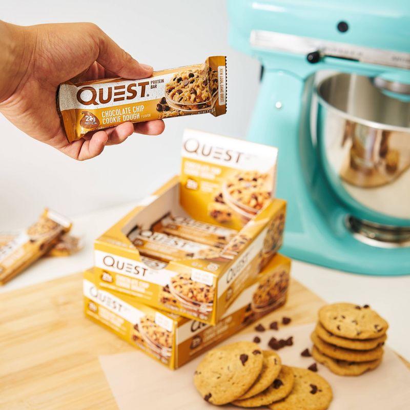 Quest Choc Chip Cookie Dough Bar - 8ct