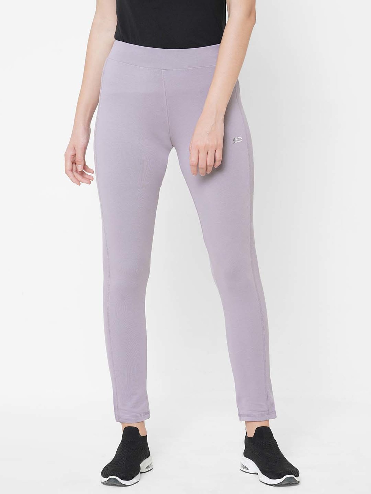 Sweet Dreams Grey Mid Rise Sports Tights
