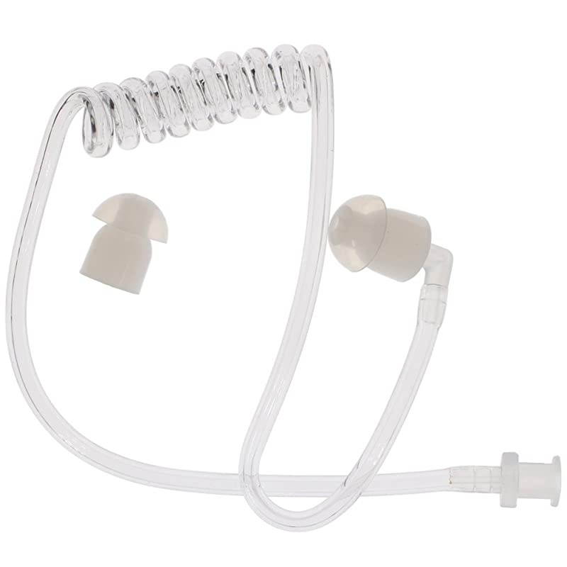 Twist On Replacement Acoustic Tube for Two Way Radio Headset Earpiece Earphone (Pack of 4)