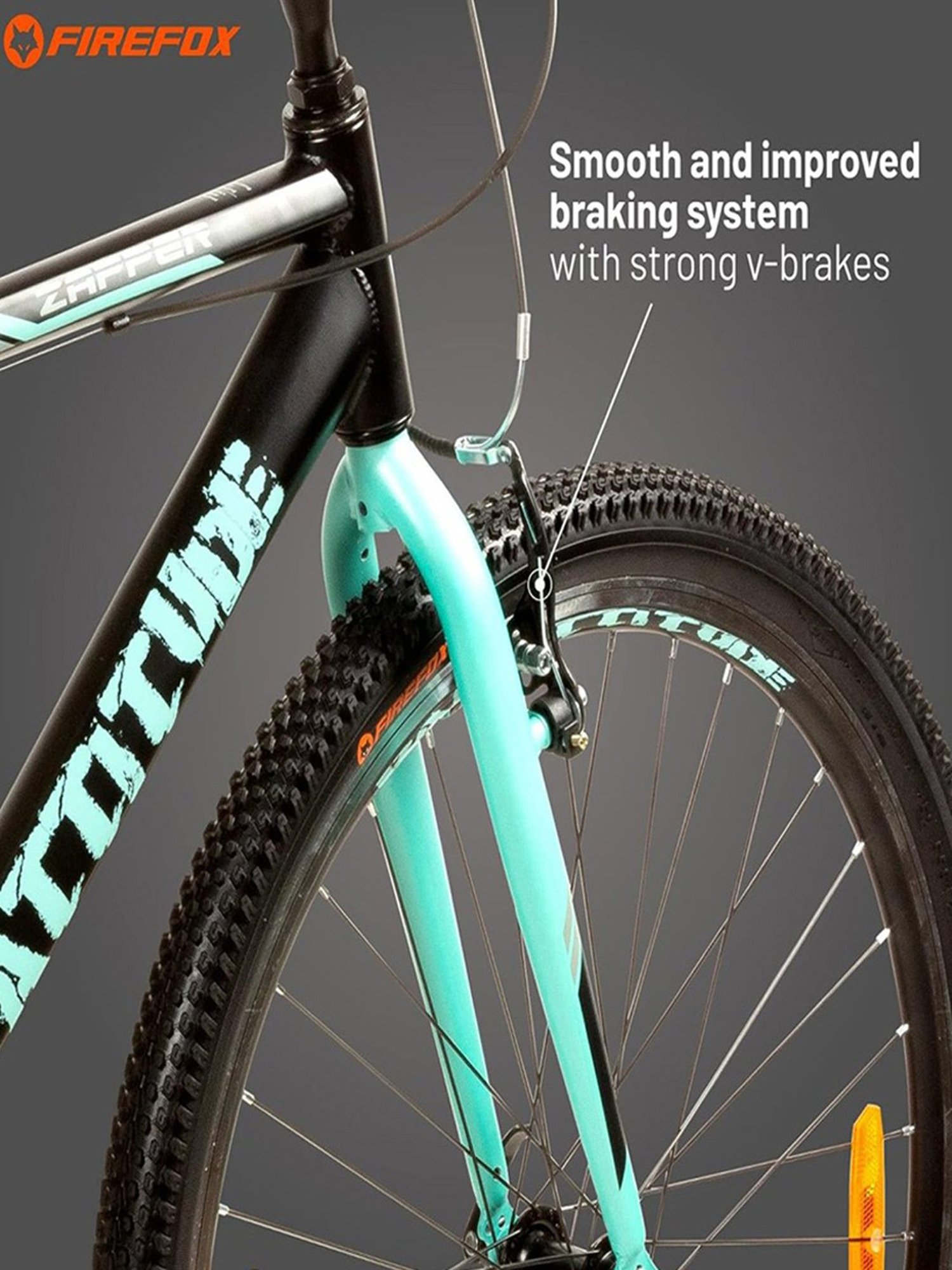 Firefox Bike Attitute Zapper V 26T Single Speed Cycle Rigid Suspension Unisex