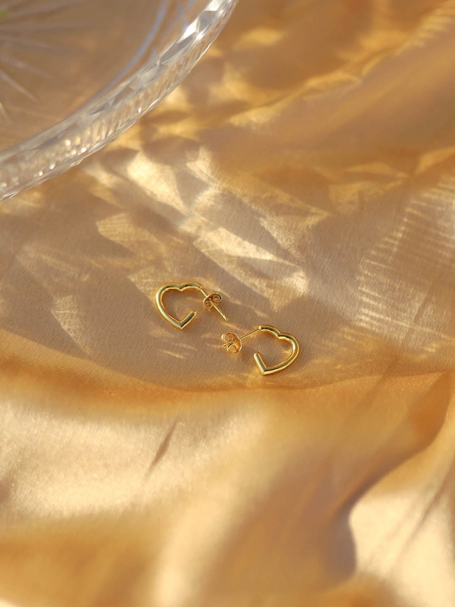 Perfectly Average Heart Studs for Women & Girls