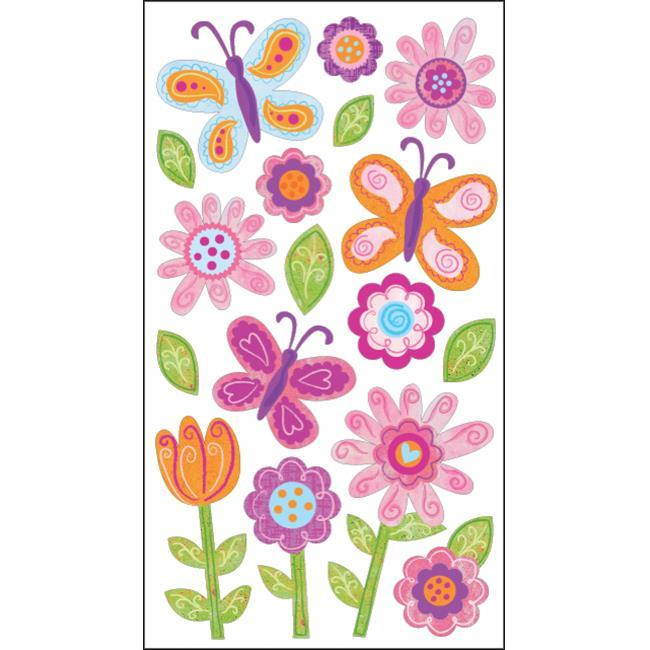 Sticko Classic Stickers-Whimsical Garden