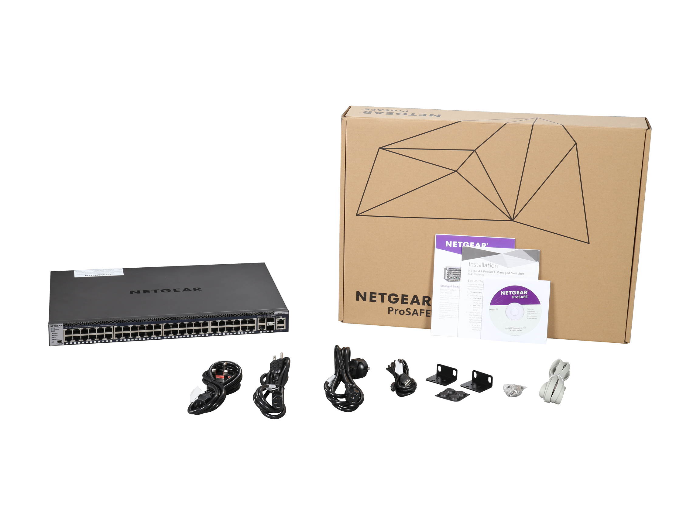 NETGEAR ProSAFE Intelligent Edge M4300-52G Stackable Gigabit Access Layer Managed 52-Port Switch (GSM4352S-100NES)