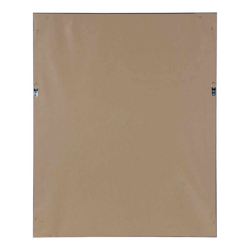 27" x 33" Beatrice Vertical Framed Magnetic Dry Erase Monthly Calendar Walnut Brown - DesignOvation