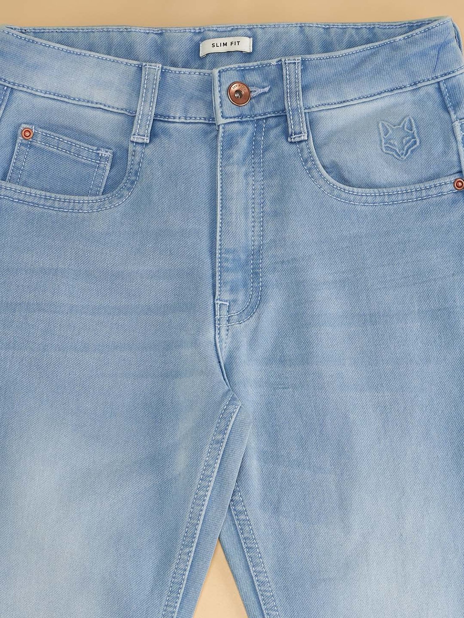 Pantaloons Junior Blue Slim Fit Jeans