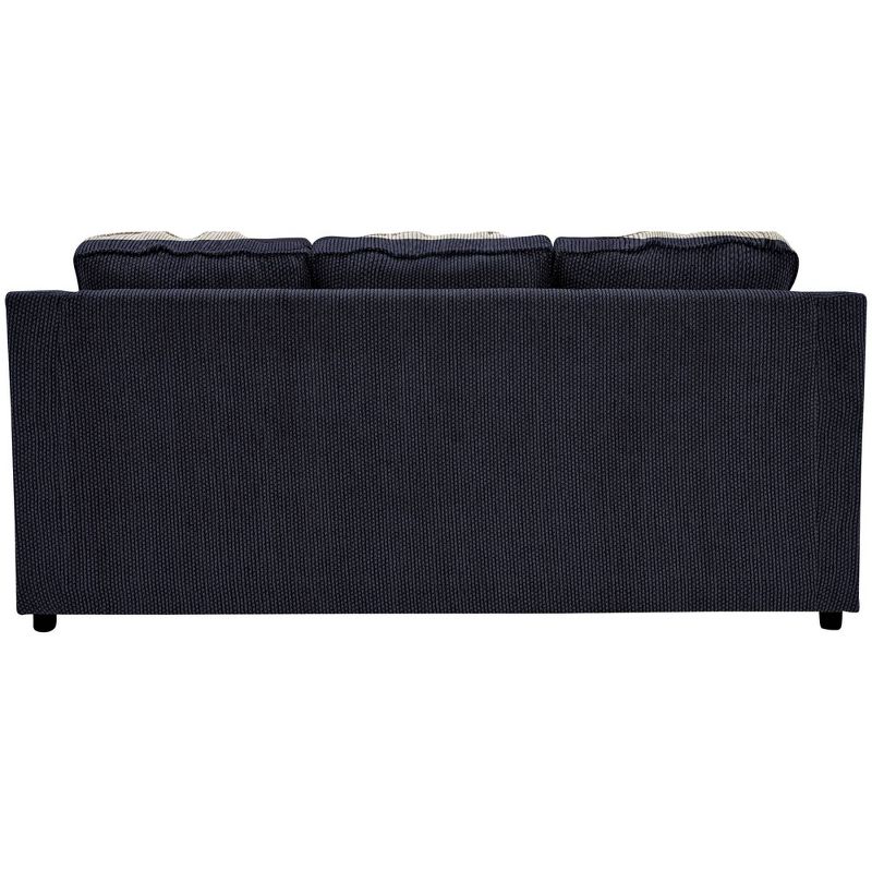 Clark Three Seat Sofa Dark Blue - True Seating