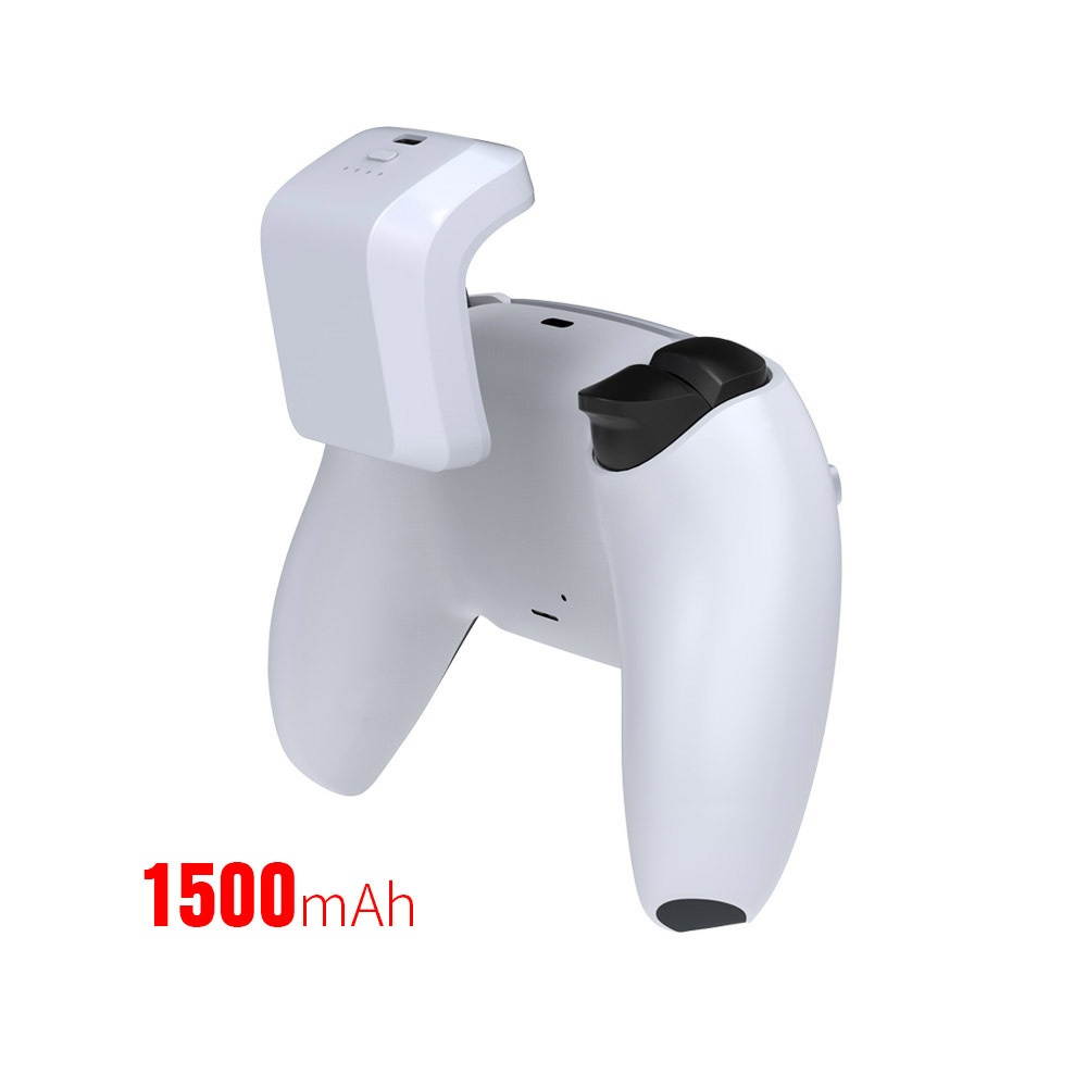 DOBE TP5-0550 Battery Pack for Play Station 5 PS5 Wireless Game Controller Gamepad Battery Pack PS5 Wireless External Clip Battery Removable 1500mAh Battery-TP5-0550