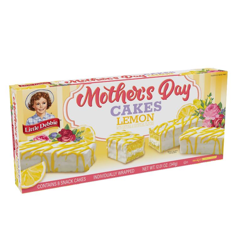 Little Debbie Lemon Mother's Day Cake - 8ct/12.01oz