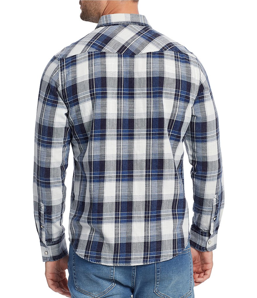 Flag and Anthem Mesa Long-Sleeve Plaid Vintage Washed Shirt