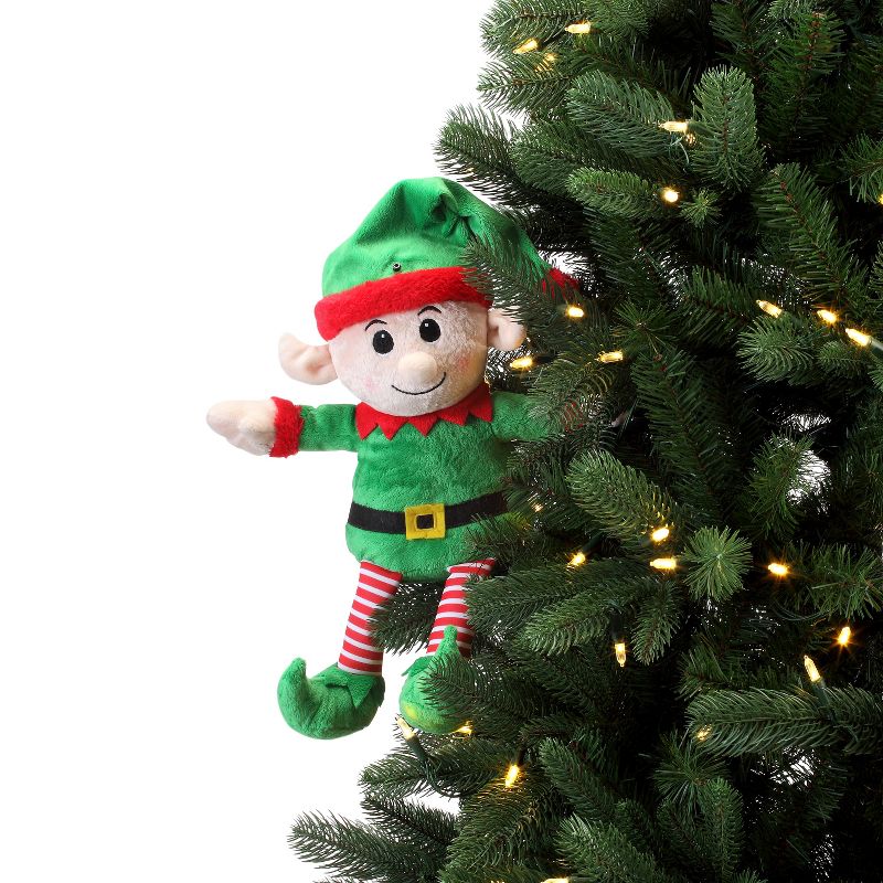 Mr. Christmas Christmas Tree Hugger Animated Musical Decoration - Elf