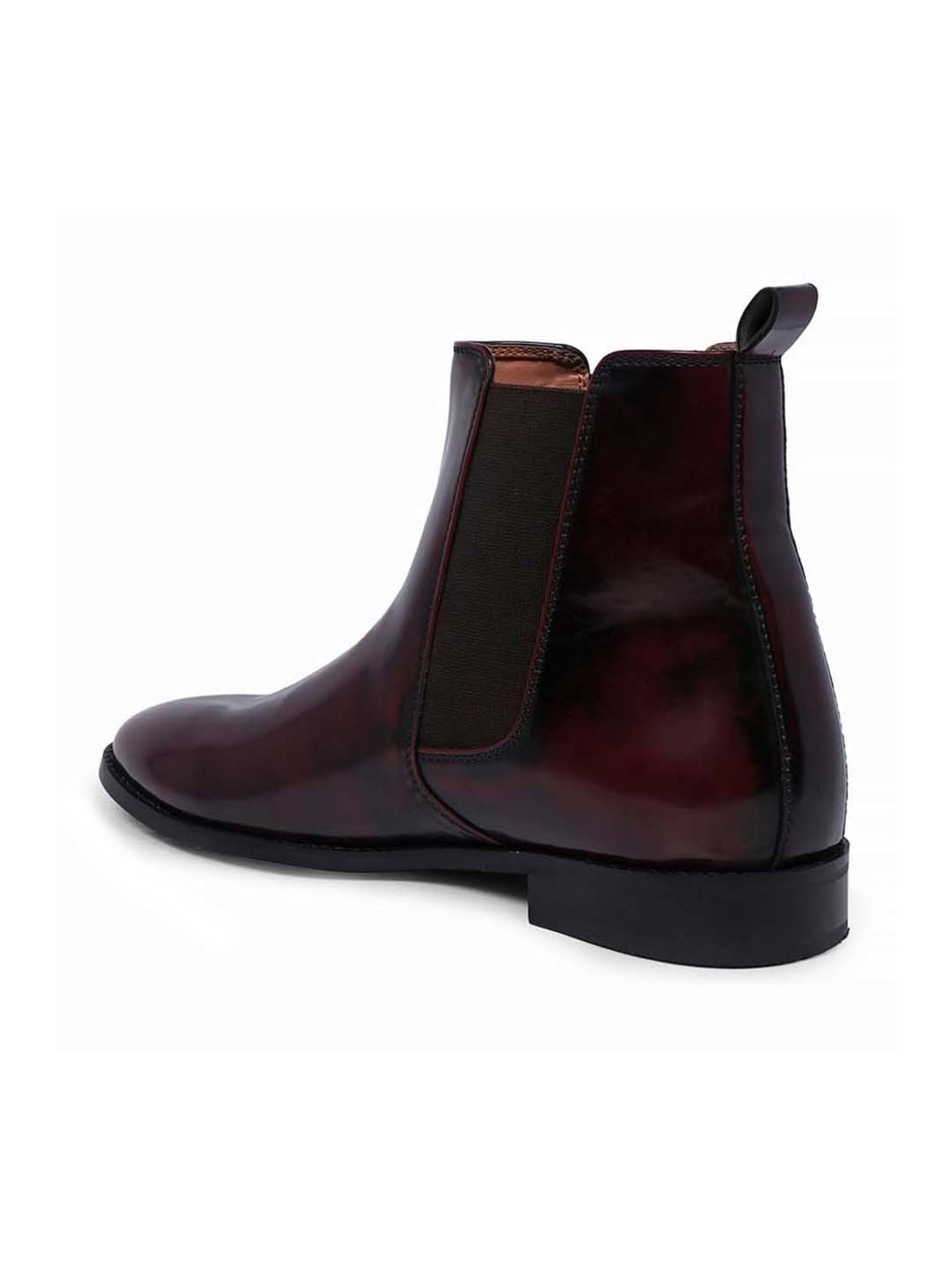Griffin Men's Wine Chelsea Boots