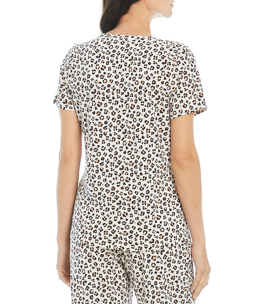 Sleep Sense Leopard Spots Print Coordinating Sleep Tee