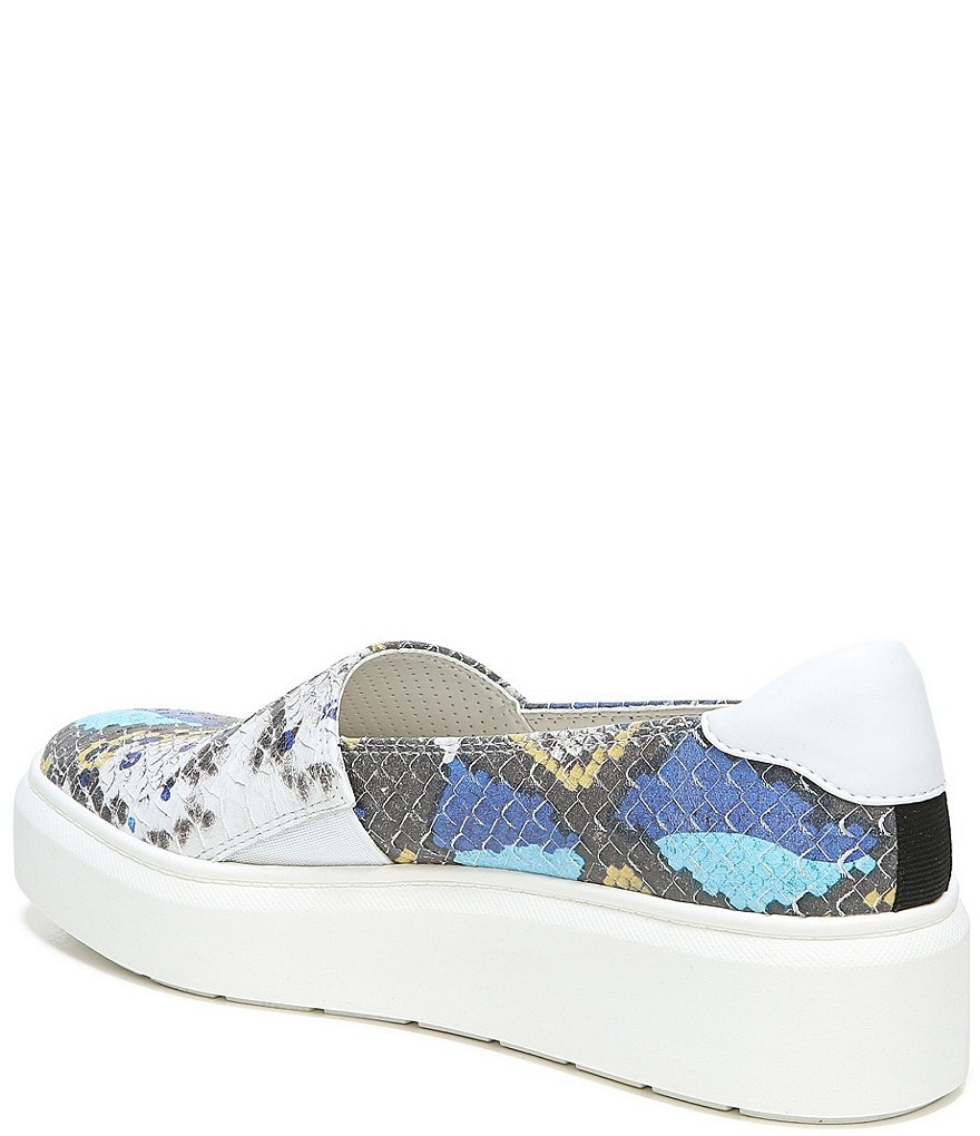 Franco Sarto Lodi2 Snake Print Slip-On Platform Sneakers
