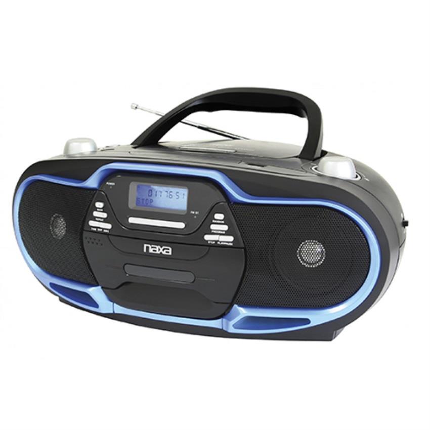 Naxa NPB257 Portable MP3/CD Player, AM/FM Stereo Radio & USB Input