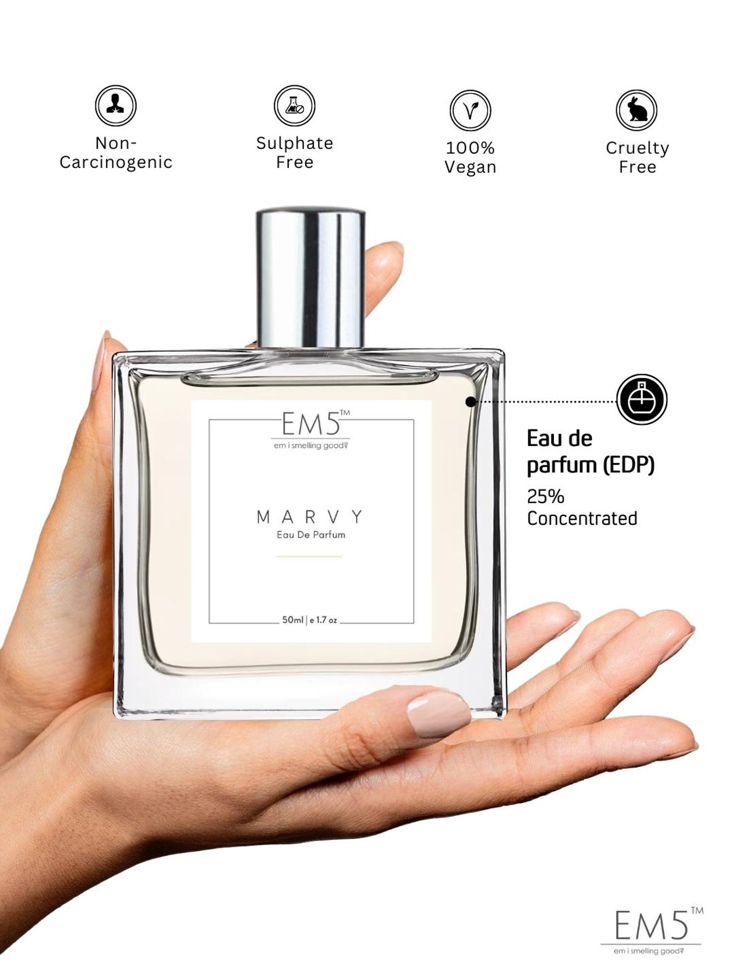 EM5 Marvy Eau de Parfum for Men - 50 ml