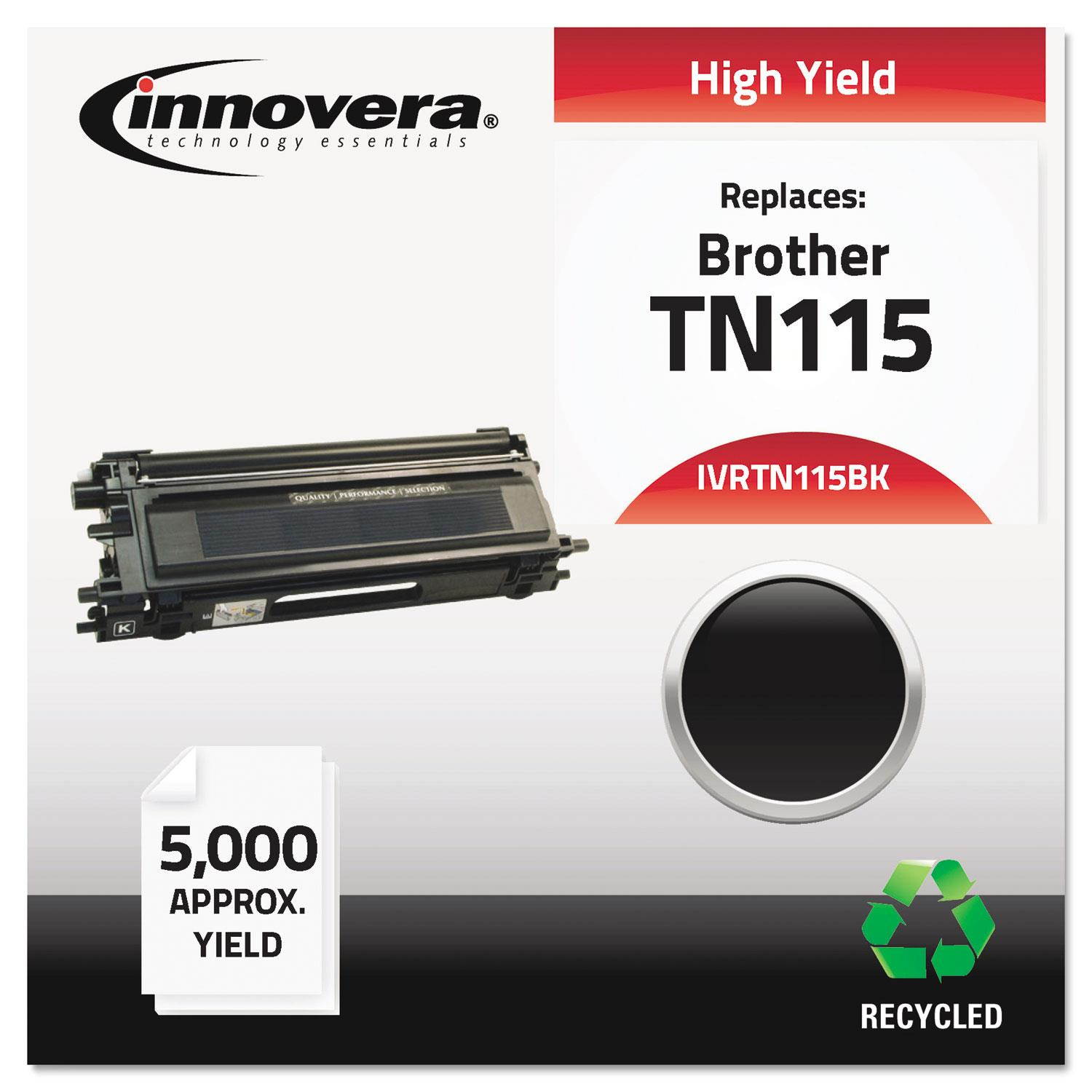 Innovera Remanufactured TN115BK Toner IVRTN115BK