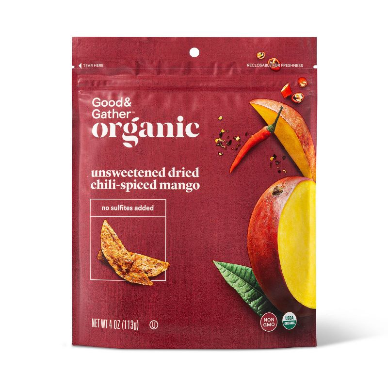 Organic Dried Unsweetened Tropical Blend - Banana, Mango & Pineapple - 4oz - Good & Gather™
