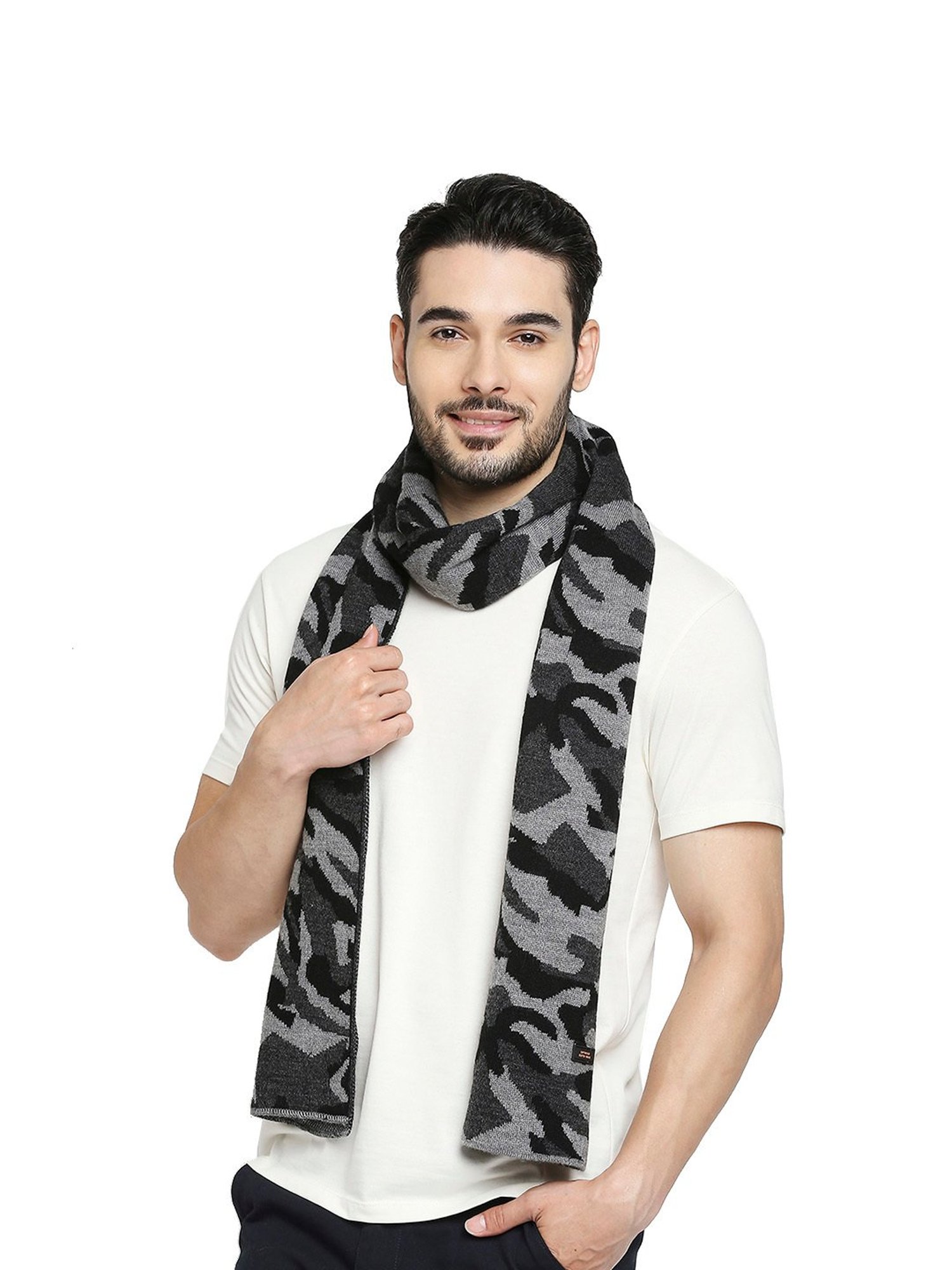 Gant Green Wool Solid Muffler