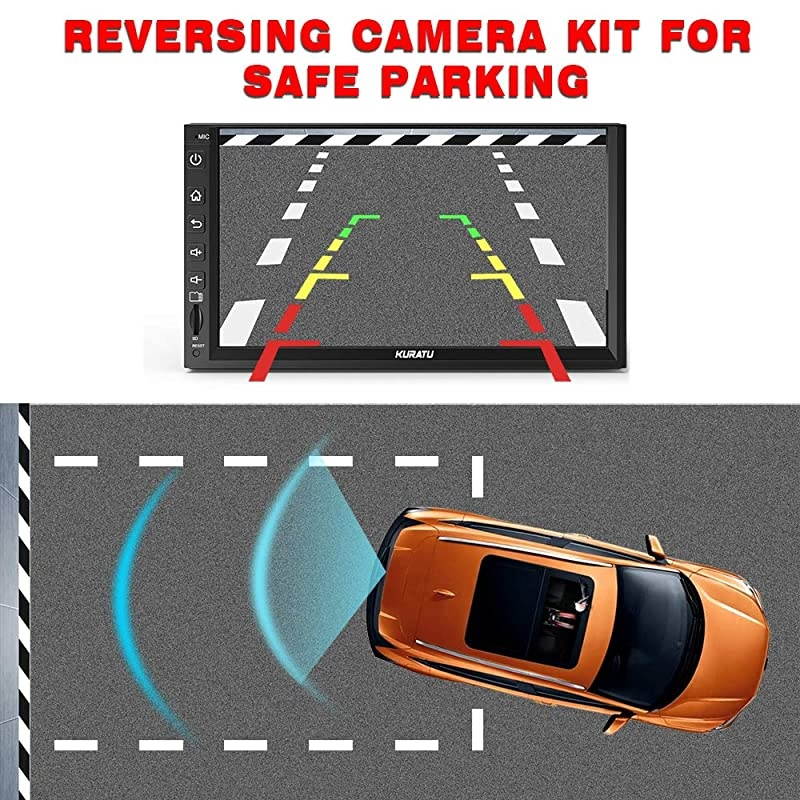 2nd Generation Backup Camera for Cars Pickups Trucks Automotive with 150&deg; Perfect View Angle 4 High Light LED IP 69 Waterproof Universal Car Rear View License Plate Camera