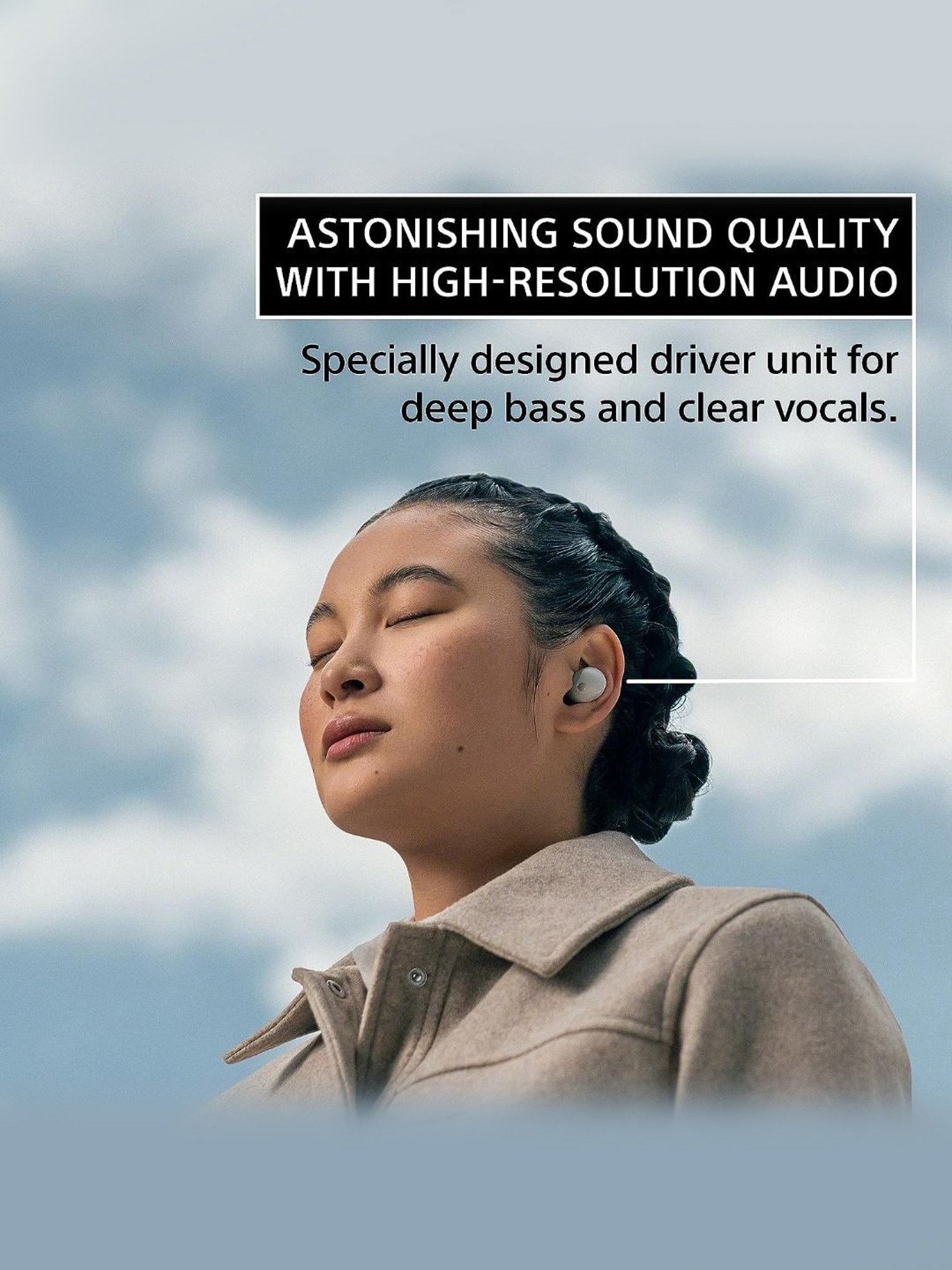 Sony WF-1000XM5 In Ear BT Earbuds with Noise Cancelling and Multi-Point (Silver, True Wireless)